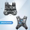imageZELUS Weighted Vest 6lb8lb12lb16lb20lb25lb30lb Weight Vest with Reflective Stripe for Workout Strength Training Running Fitness Muscle Building Weight Loss WeightliftingUrban Gray Camo