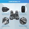 imageZELUS Weighted Vest 6lb8lb12lb16lb20lb25lb30lb Weight Vest with Reflective Stripe for Workout Strength Training Running Fitness Muscle Building Weight Loss WeightliftingGray Camo