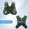 imageZELUS Weighted Vest 6lb8lb12lb16lb20lb25lb30lb Weight Vest with Reflective Stripe for Workout Strength Training Running Fitness Muscle Building Weight Loss WeightliftingForest Green Camo