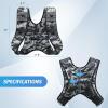 imageZELUS Weighted Vest 6lb8lb12lb16lb20lb25lb30lb Weight Vest with Reflective Stripe for Workout Strength Training Running Fitness Muscle Building Weight Loss WeightliftingGray Camo