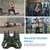 imageZELUS Weighted Vest 6lb8lb12lb16lb20lb25lb30lb Weight Vest with Reflective Stripe for Workout Strength Training Running Fitness Muscle Building Weight Loss WeightliftingGreen Camo