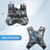 imageZELUS Weighted Vest 6lb8lb12lb16lb20lb25lb30lb Weight Vest with Reflective Stripe for Workout Strength Training Running Fitness Muscle Building Weight Loss WeightliftingUrban Gray Camo