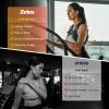 imageZELUS Weighted Vest Silicone Soft Iron Weight Vest for Men and Women Body Weight Vest with Reflective Stripe ampamp Armband Pouch for Home Gym Strength Training Weight Loss WorkoutBlack