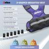 imageZELUS Weighted Vest for Men and Women  410lb1120lb2032lb Vest with 6 Ironsand Weights for Home Workouts  Adjustable Body Weight Vest Exercise Set for Cardio and Strength TrainingViolet