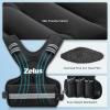 imageZELUS Weighted Vest for Men and Women  410lb1120lb2032lb Vest with 6 Ironsand Weights for Home Workouts  Adjustable Body Weight Vest Exercise Set for Cardio and Strength TrainingBlack