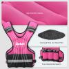 imageZELUS Weighted Vest for Men and Women  410lb1120lb2032lb Vest with 6 Ironsand Weights for Home Workouts  Adjustable Body Weight Vest Exercise Set for Cardio and Strength TrainingPink
