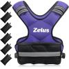 imageZELUS Weighted Vest for Men and Women  410lb1120lb2032lb Vest with 6 Ironsand Weights for Home Workouts  Adjustable Body Weight Vest Exercise Set for Cardio and Strength TrainingViolet