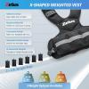 imageZELUS Weighted Vest for Men and Women  410lb1120lb2032lb Vest with 6 Ironsand Weights for Home Workouts  Adjustable Body Weight Vest Exercise Set for Cardio and Strength TrainingBlack