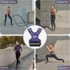 imageZELUS Weighted Vest for Men and Women  410lb1120lb2032lb Vest with 6 Ironsand Weights for Home Workouts  Adjustable Body Weight Vest Exercise Set for Cardio and Strength TrainingViolet