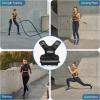 imageZELUS Weighted Vest for Men and Women  410lb1120lb2032lb Vest with 6 Ironsand Weights for Home Workouts  Adjustable Body Weight Vest Exercise Set for Cardio and Strength TrainingBlack