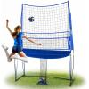 imageZELUS Volleyball Training Equipment 11x8 ft Volleyball Practice Net Station with Adjustable Height ampamp Ball ReturnBlue 1
