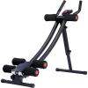 imageZELUS Ab Machine for Home Gym Core Strength Training Equipment for Home Fitness Ab Crunch Coaster with 4 Intensities and Digital Display Foldable Core Trainer for AbdominalAb Machine
