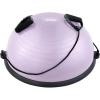 imageZELUS Balance Ball Trainer with Resistance Bands and Foot Pump Inflatable Yoga Ball for Home Gym Workouts 23 Inch Exercise Half Ball for Balance Training Core Strength Fitness More 330lb CapLilac