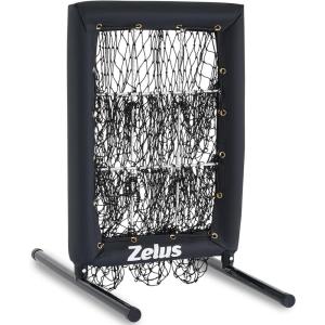 imageZELUS 9Hole Pitching Net HeavyDuty Baseball Net with Authentic Strike Zone ampamp Detachable Stand Height Adjustable Baseball Training Net for Batting Pitching Hitting Softball Aid Equipment 353lb