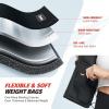 imageZELUS Weighted Vest 10ampamp15lb ZFit Weight Vest for Women Men with Adjustable Soft Iron Weights Unisex Training Vest for Walking Strength Training Workout Vest with Pockets Reflective Strip Black MLBlack