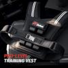 imageZELUS Weighted Vest Men 233645 lb Weight Vest with 101620 Adjustable Iron Weights for Muscle Building Strength ampamp Functional Training Weighted Vest for Men with Reflective StripsBlack