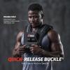 imageZELUS Weighted Vest Men 233645 lb Weight Vest with 101620 Adjustable Iron Weights for Muscle Building Strength ampamp Functional Training Weighted Vest for Men with Reflective StripsMidnight Black