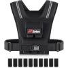 imageZELUS Weighted Vest Men 233645 lb Weight Vest with 101620 Adjustable Iron Weights for Muscle Building Strength ampamp Functional Training Weighted Vest for Men with Reflective StripsMidnight Black